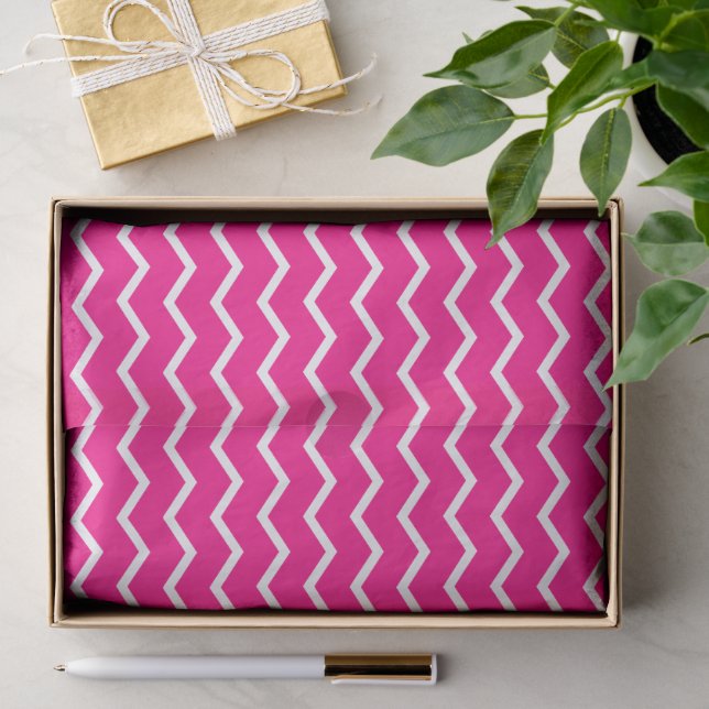Dynamic Chevron Waves Pattern Tissue Paper (Gift)