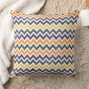 Dynamic Chevron Zigzag Seamless Pattern Cushion