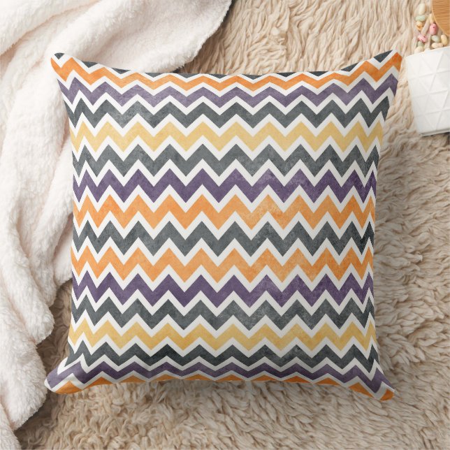 Dynamic Chevron Zigzag Seamless Pattern Cushion (Blanket)