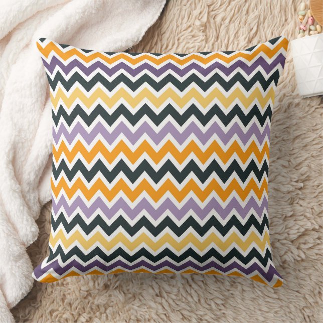 Dynamic Chevron Zigzag Seamless Pattern Cushion (Blanket)