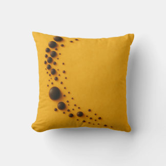 Dynamic chocolate harmony cushion