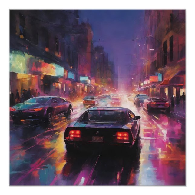 Dynamic Cityscape Racing  Poster (Front)