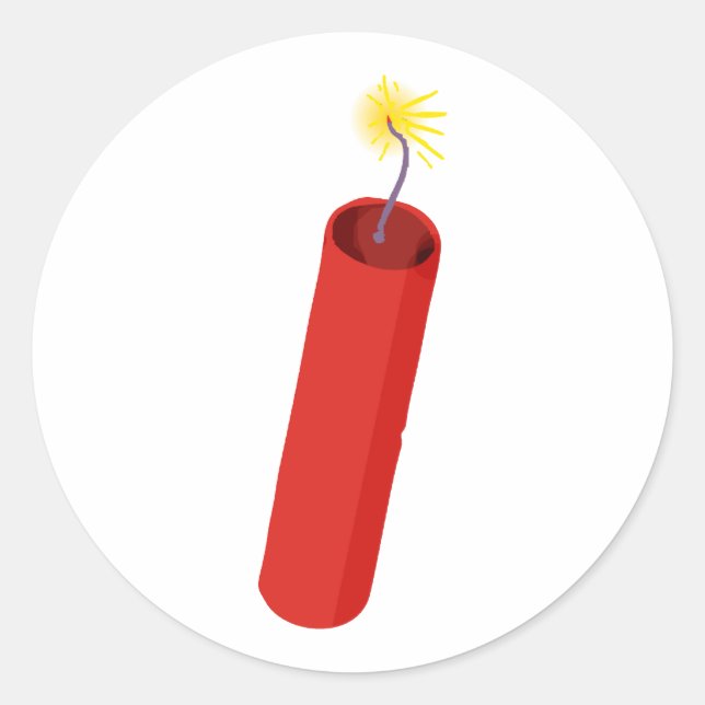 dynamic classic round sticker (Front)