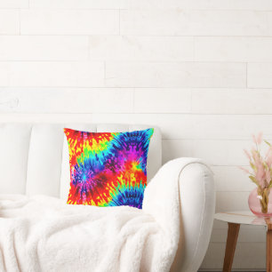 DYNAMIC COLOR DESIGN MODERN TIE-DYE CUSHION