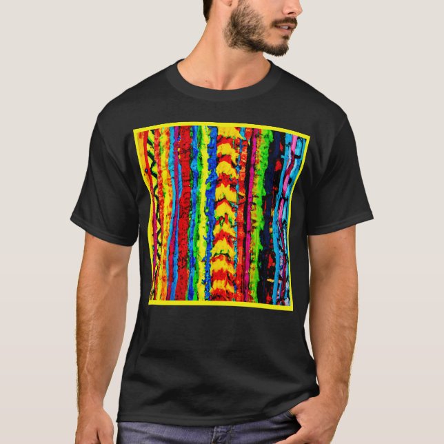 Dynamic Colour Art T-Shirt (Front)