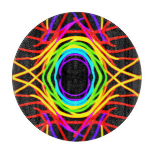 Dynamic Colour Pattern Cutting Board