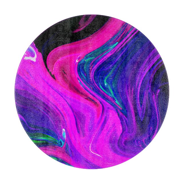 Dynamic Colour Play Style Cutting Board (Front)