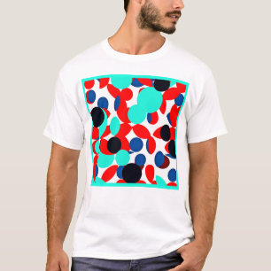 Dynamic Colour Play Style Pattern T-Shirt
