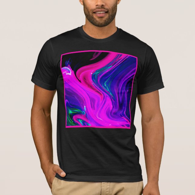 Dynamic Colour Play Style T-Shirt (Front)