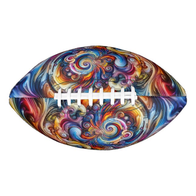 Dynamic Colour Vortex Football (Front)