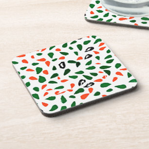 Dynamic Colourful Abstract Pattern Coaster