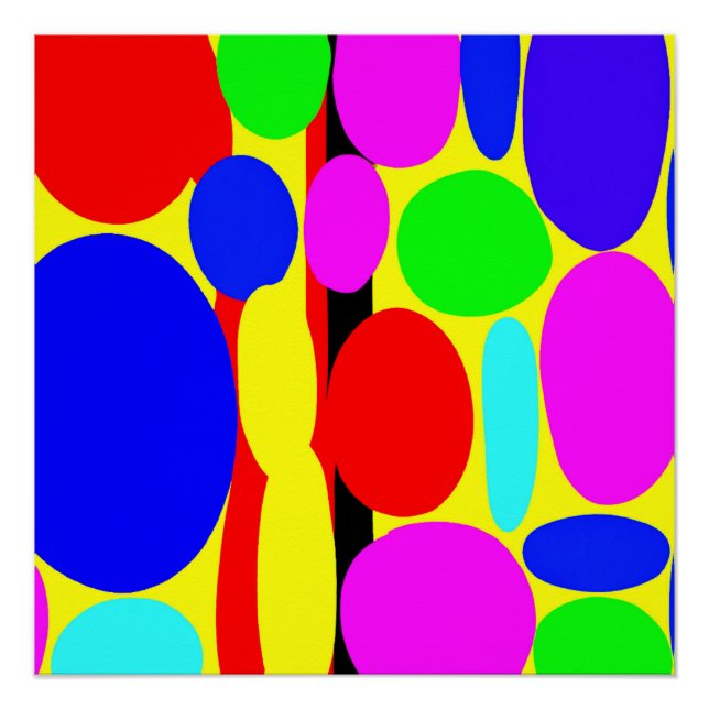 Dynamic Colourful Design Poster (Front)