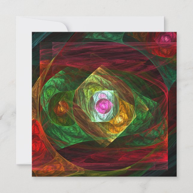 Dynamic Connections Abstract Art (Front)