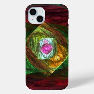 Dynamic Connections Abstract Art iPhone 15 Mini Case