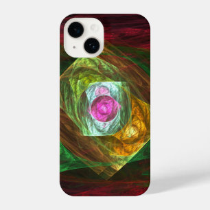 Dynamic Connections Abstract Art iPhone 14 Case