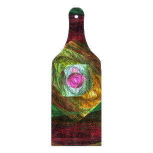 Dynamic Connections Abstract Art Paddle Cutting Board