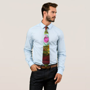 Dynamic Connections Abstract Art Tie