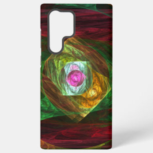Dynamic Connections Luminous Abstract Fractal Art Samsung Galaxy Case