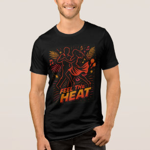 Dynamic dance movement with explosive energy Tri-Blend shirt