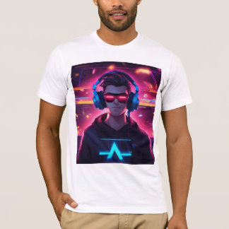 Dynamic DJ Control: Play Button Logo T-Shirt Desig