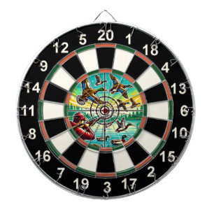 Dynamic Ducks in Flight Design Dartboard