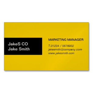 Dynamic Duo Magnetic Business Card