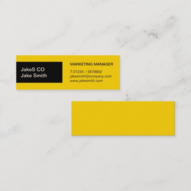 Dynamic Duo Mini Business Card (Front/Back)