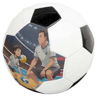 "Dynamic Duo Soccer Ball: Father-Son Bonding Editi Soccer Ball