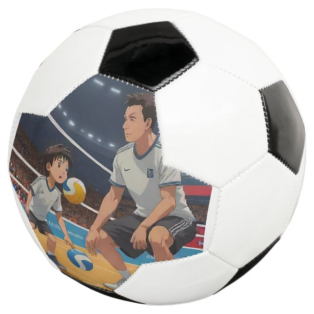 "Dynamic Duo Soccer Ball: Father-Son Bonding Editi Soccer Ball (Three Quarter)
