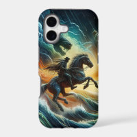 Dynamic Duo: Stormy Horseback Adventure