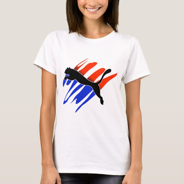 Dynamic Energy - Abstract Bold Colors Graphic Tee (Front)