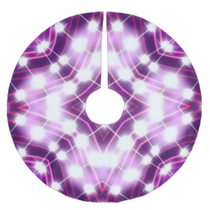 Dynamic Floodlights Background Texture Brushed Polyester Tree Skirt