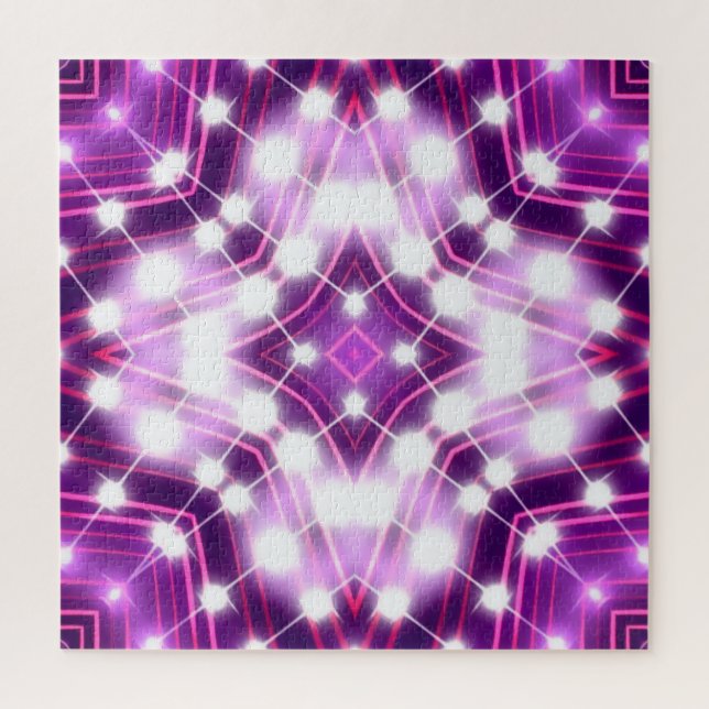 Dynamic Floodlights Background Texture Jigsaw Puzzle (Vertical)
