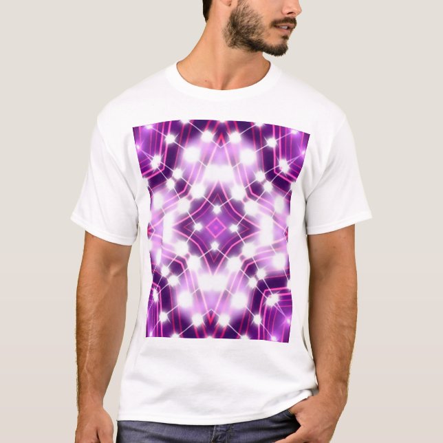 Dynamic Floodlights Background Texture T-Shirt (Front)