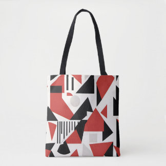 Dynamic Geometric Abstraction Tote Bag