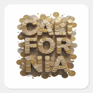 Dynamic Gold CALIFORNIA Craft Sticker