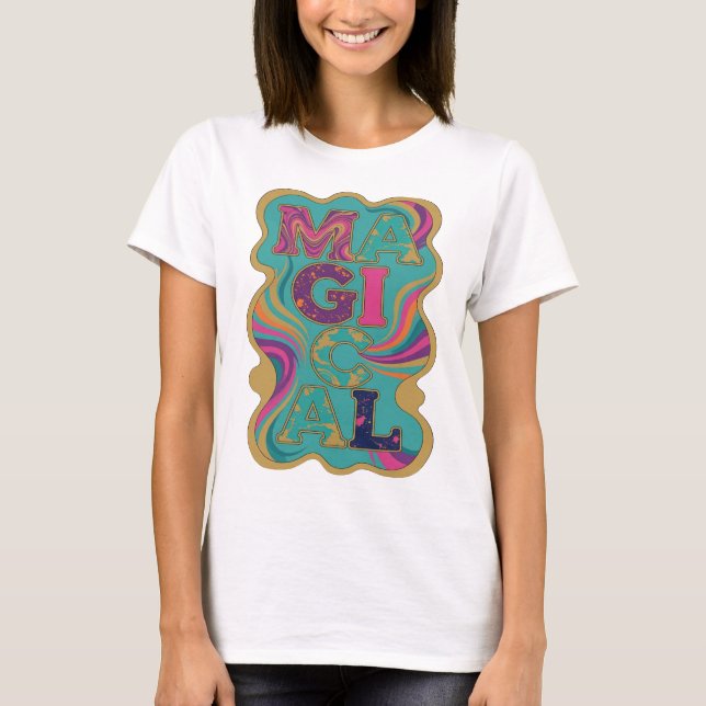 Dynamic Gold MAGICAL Bold Design T-Shirt (Front)