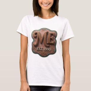Dynamic Gold ME ESTABLISHED 1990 Modern Design T-Shirt