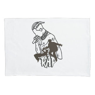 Dynamic hip-hop performer pillowcase