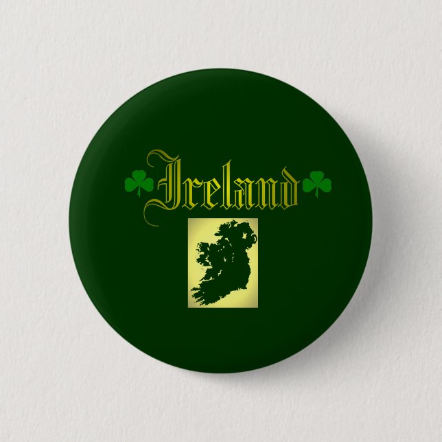 Dynamic Ireland. 6 Cm Round Badge (Front)
