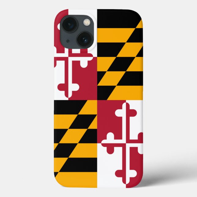 Dynamic Maryland State Flag Graphic on a Case-Mate iPhone Case (Back)
