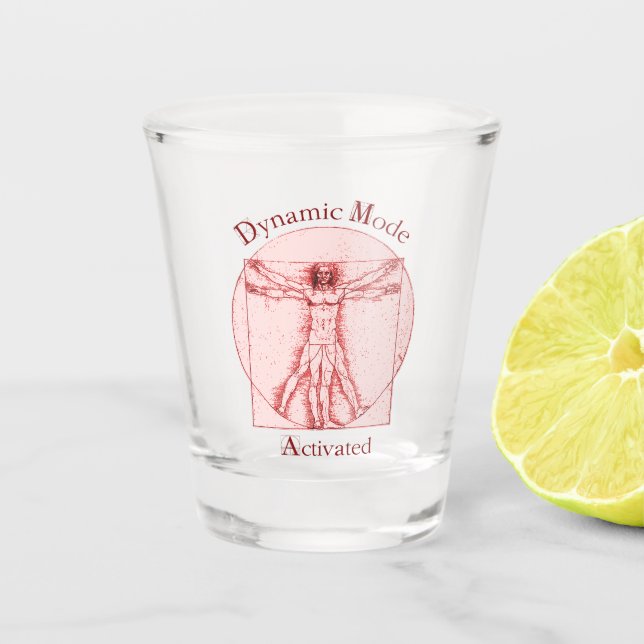Dynamic Mode  Shot Glass (Front)