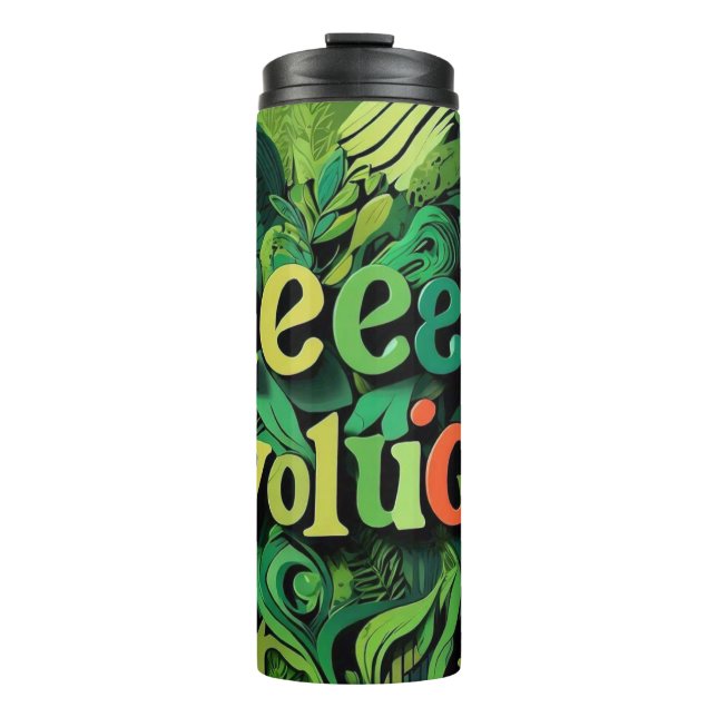 "Dynamic Nature Reflections" Thermal Tumbler (Front)