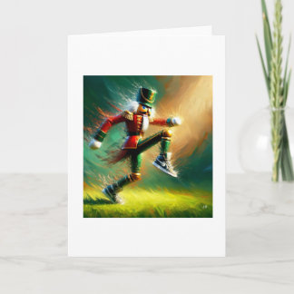 Dynamic Nutcracker Soldier,  Holiday Card