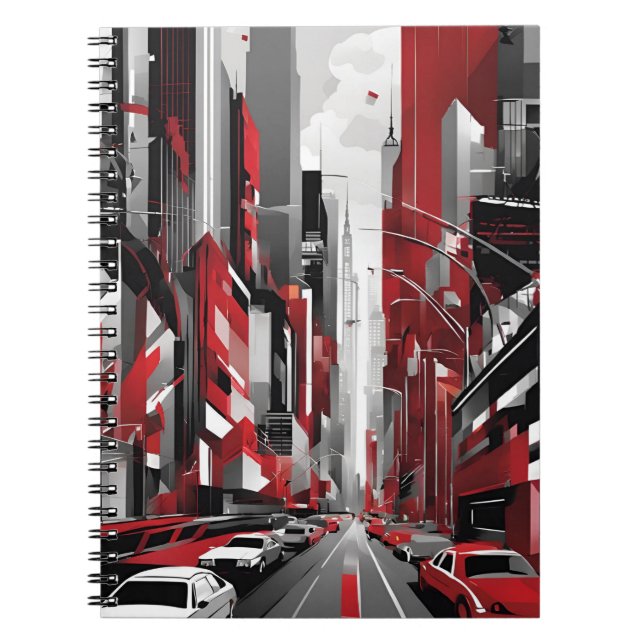 Dynamic NYC Streets Notebook – New York City Vibes (Front)