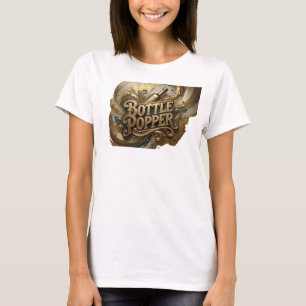 Dynamic Orange BOTTLE POPPER Shirt Design