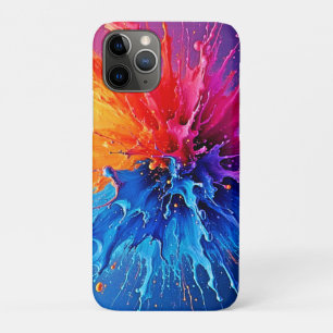 Dynamic Paint Splash Abstract iPhone 11 Pro Case