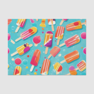 Dynamic popsicles  pop art tissue paper
