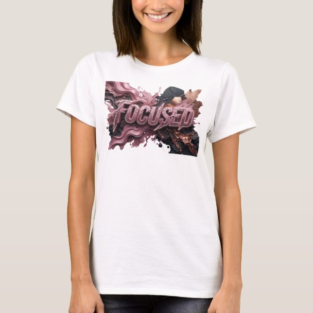 Dynamic Red FOCUSED Statement Tee (Front)