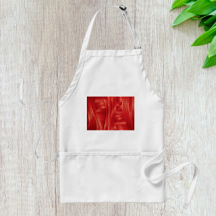 Dynamic Red Muscle Texture Abstract  Standard Apron